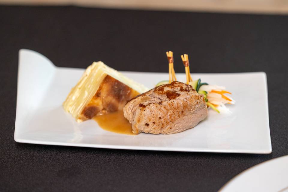 Viande feuilleté