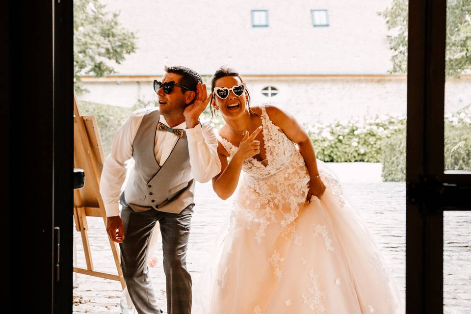 Entrée dans la salle mariage