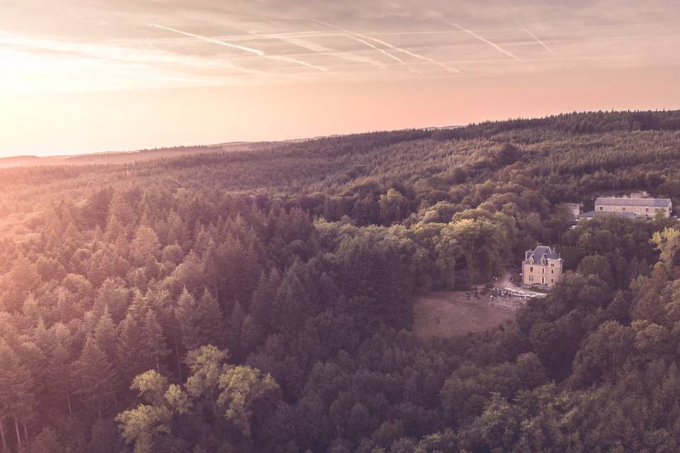 Photo drone du lieu