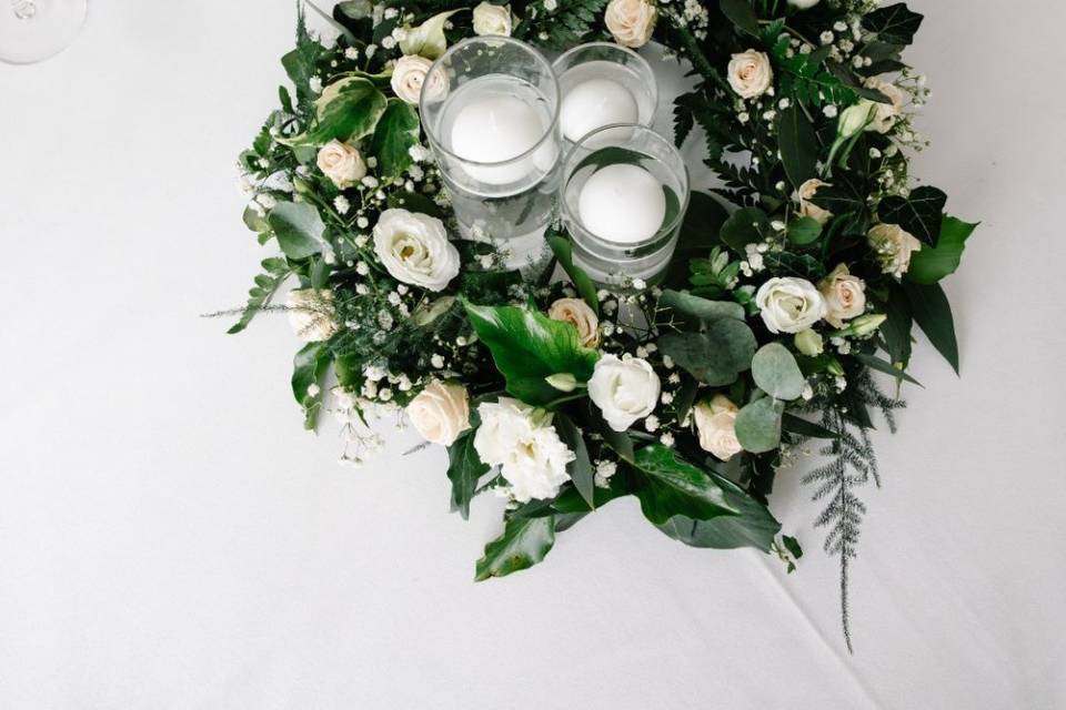 Centre de table couronne