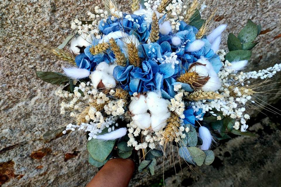 Bouquet fleurs séchées