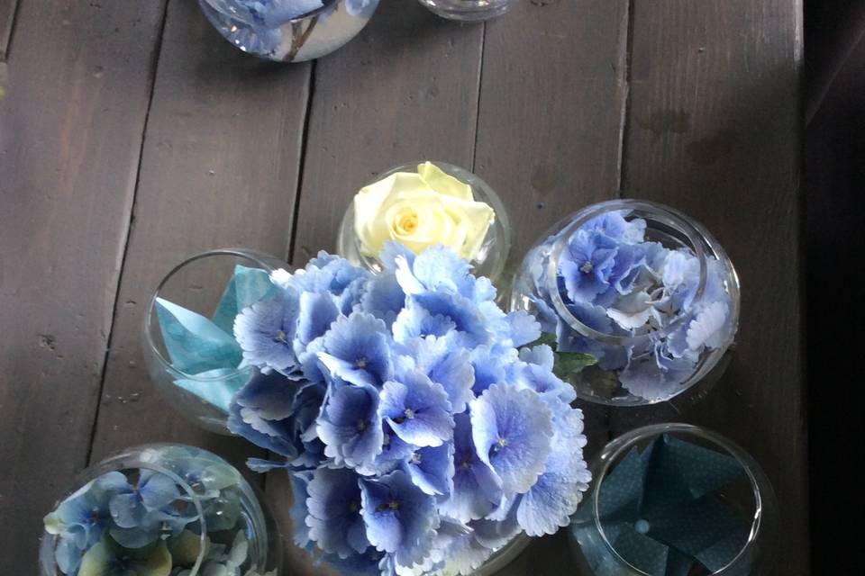 Turquoise Fleurs