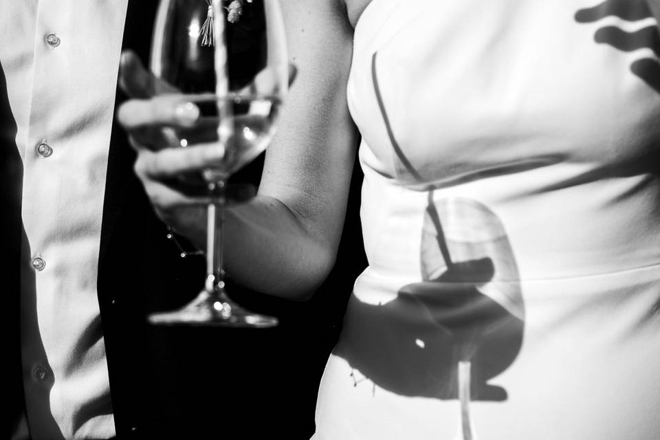 Noir et blanc en cocktail