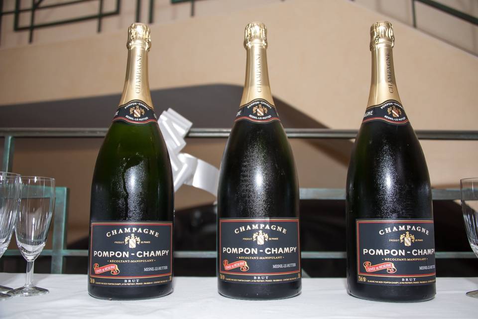 Magnums de champagne