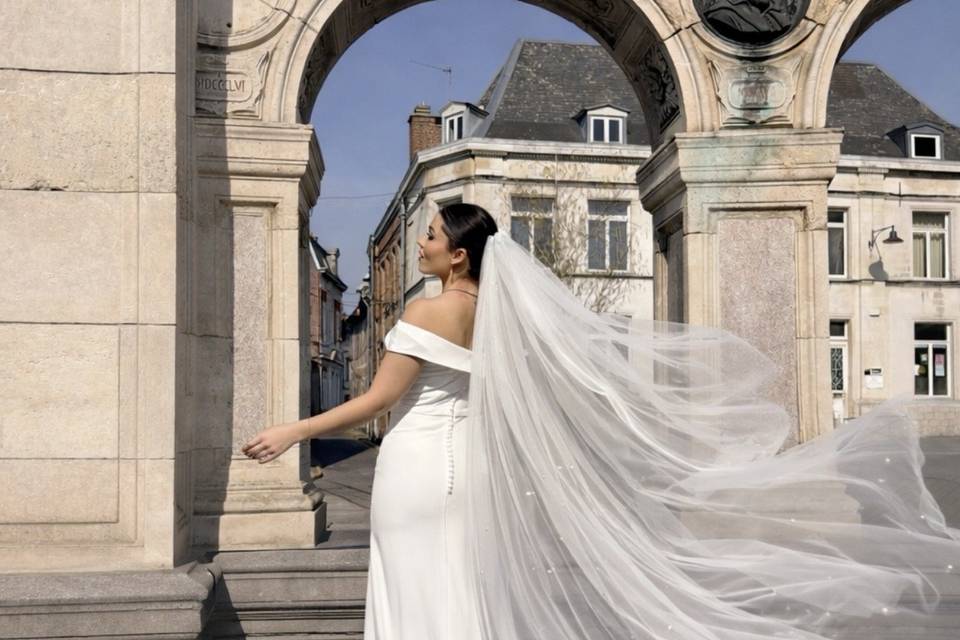 Voile perle