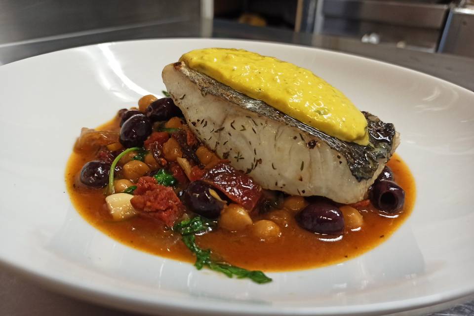 Lieu et bouillabaisse