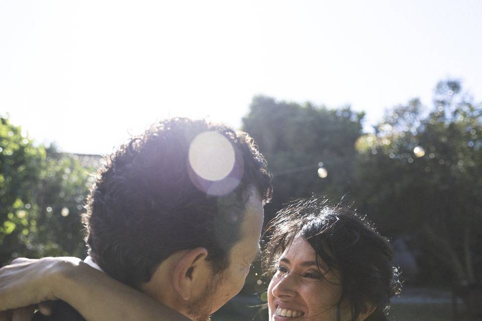 She and him
