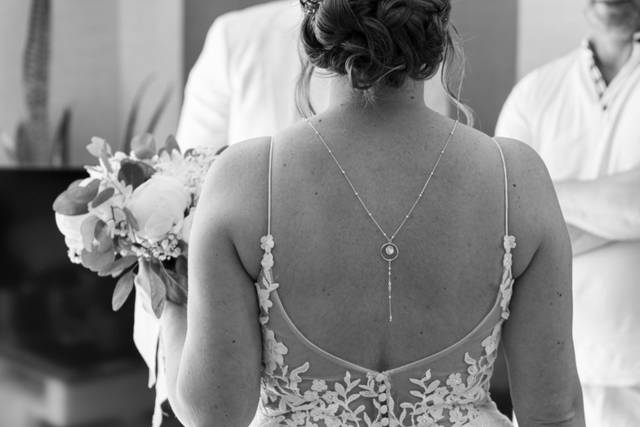 Chignon bas mariée