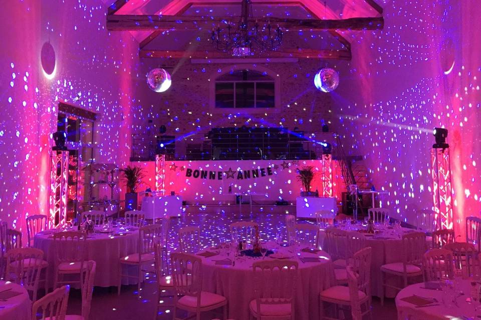 Salle ambiance disco