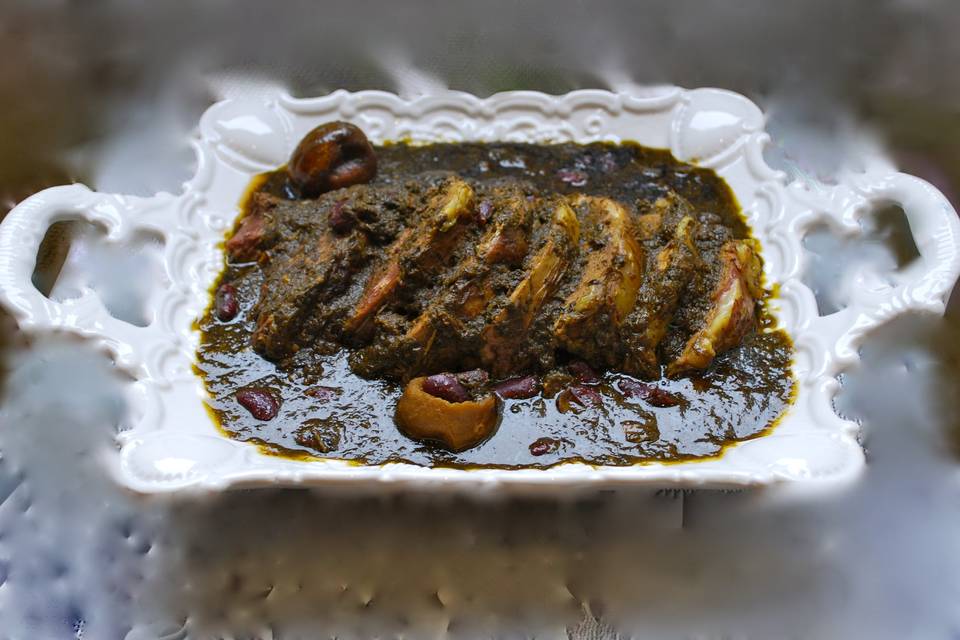 Plat traditionnel aux herbes