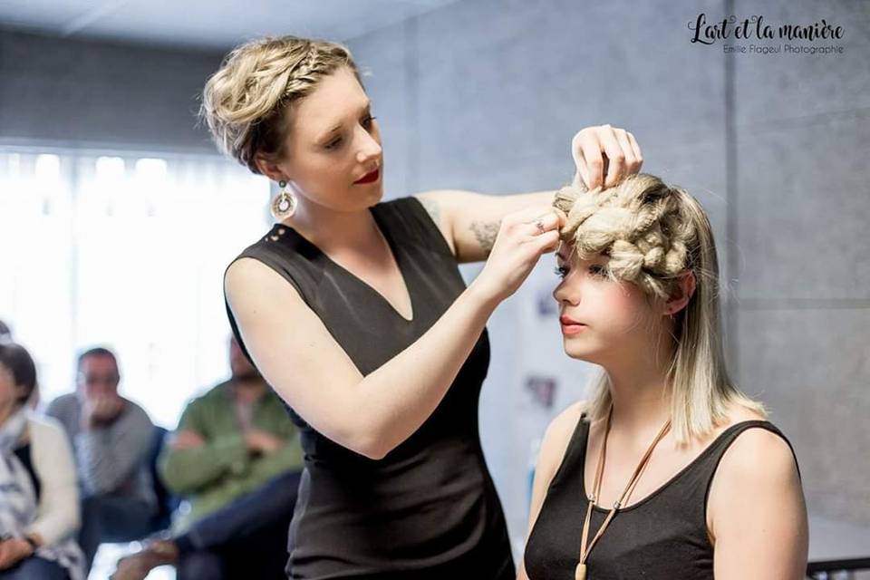 Coiffure de défilé