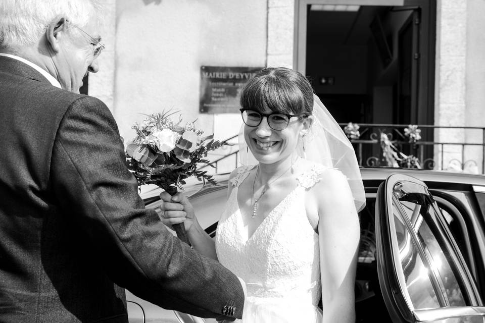 Arrivée de la mariée