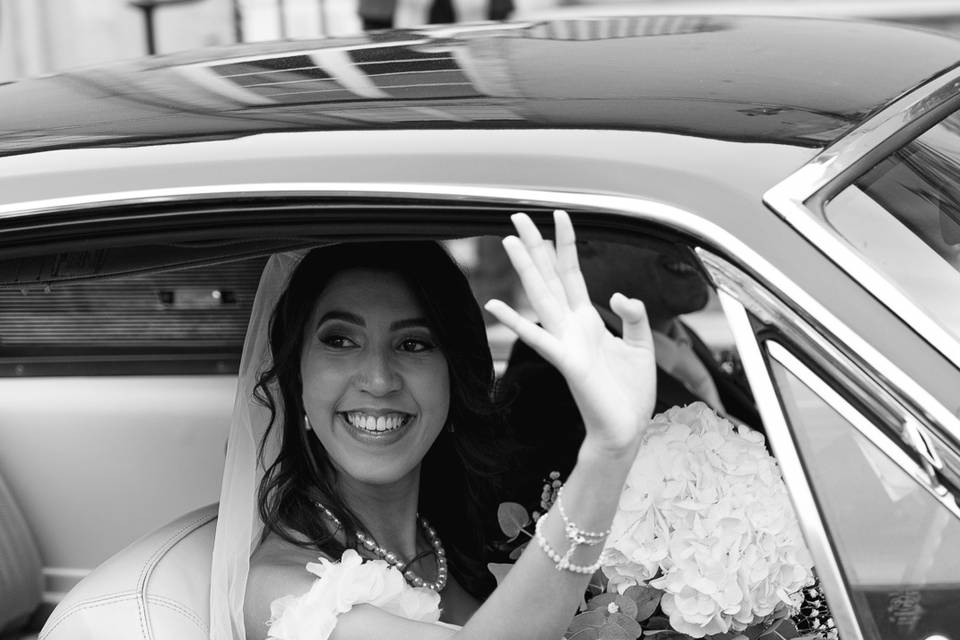 Bride shot
