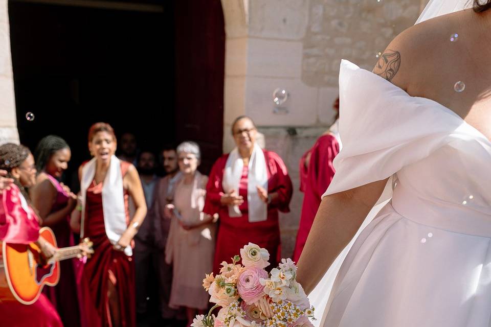 Bouquet bride
