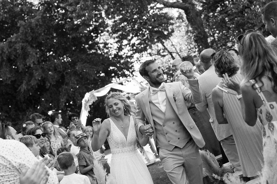 Ceremony in normandy