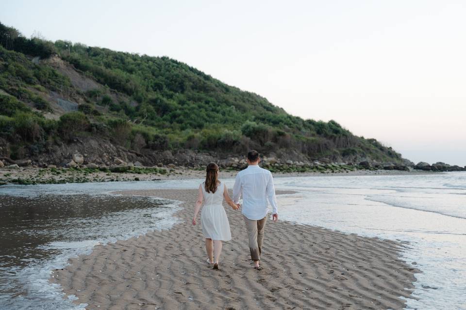 Séance engagement plage