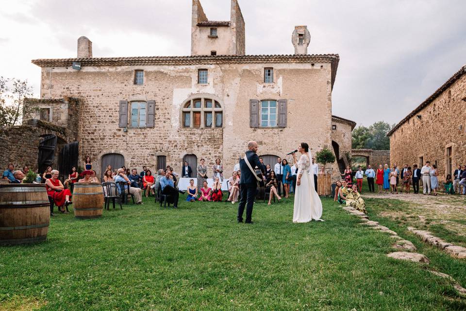 Cocktail cours d'honneur