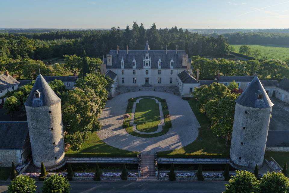 Vue du ciel tours
