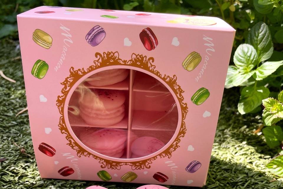 Macarons perle de soie