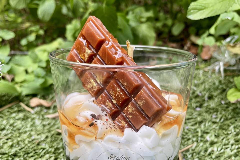 Praline et son coulis
