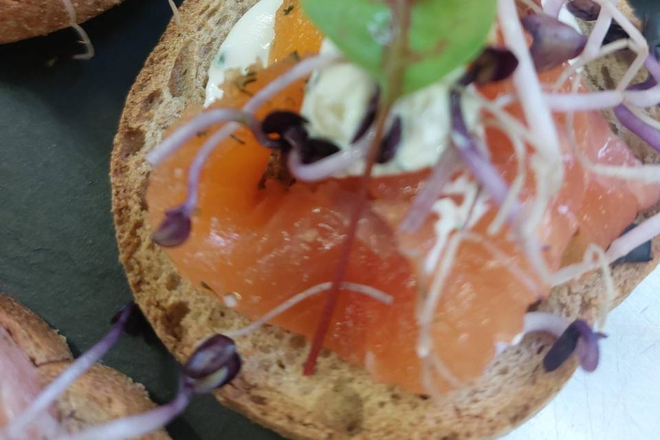 Truite en gravlax