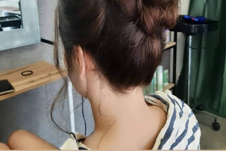 Chignon haut