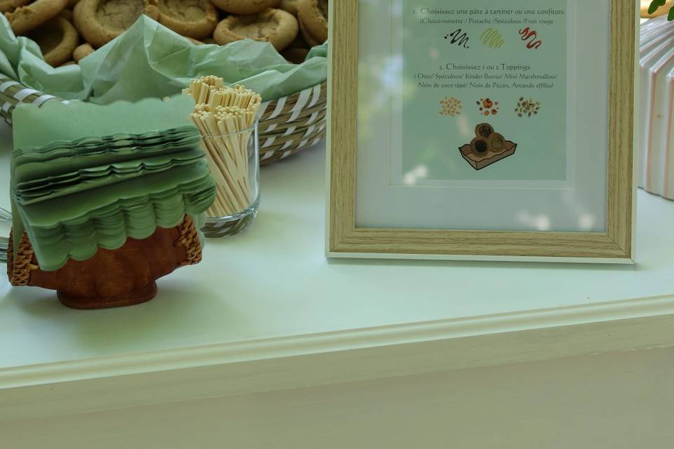 Bar gourmand cookies