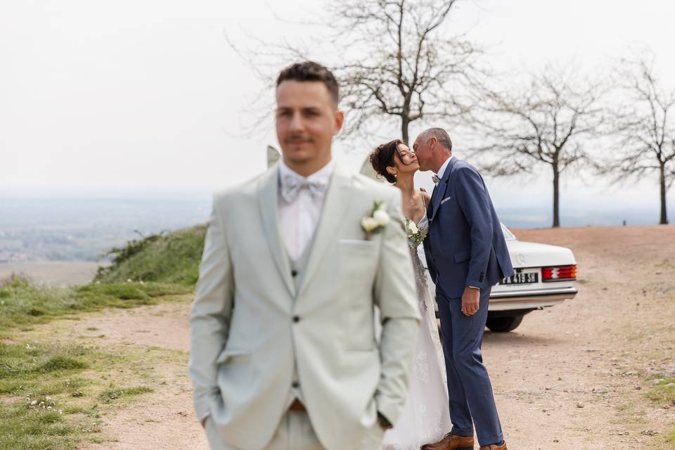 Photo first look mariage