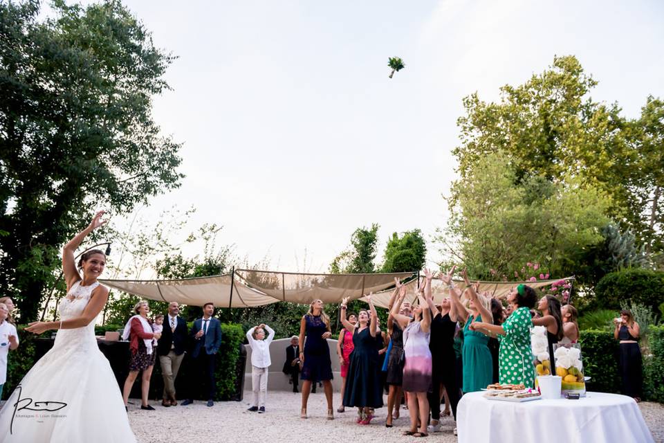 Lancé de bouquet