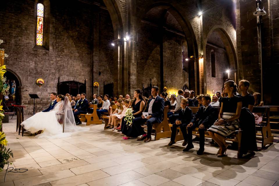 Dans l'église