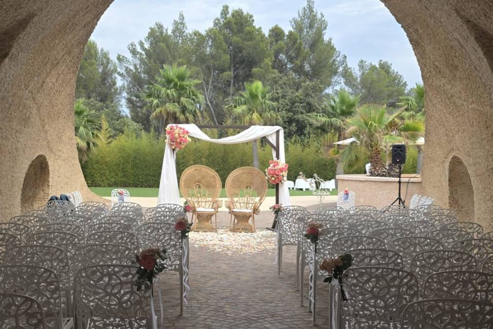 Cérémonie sous les arches