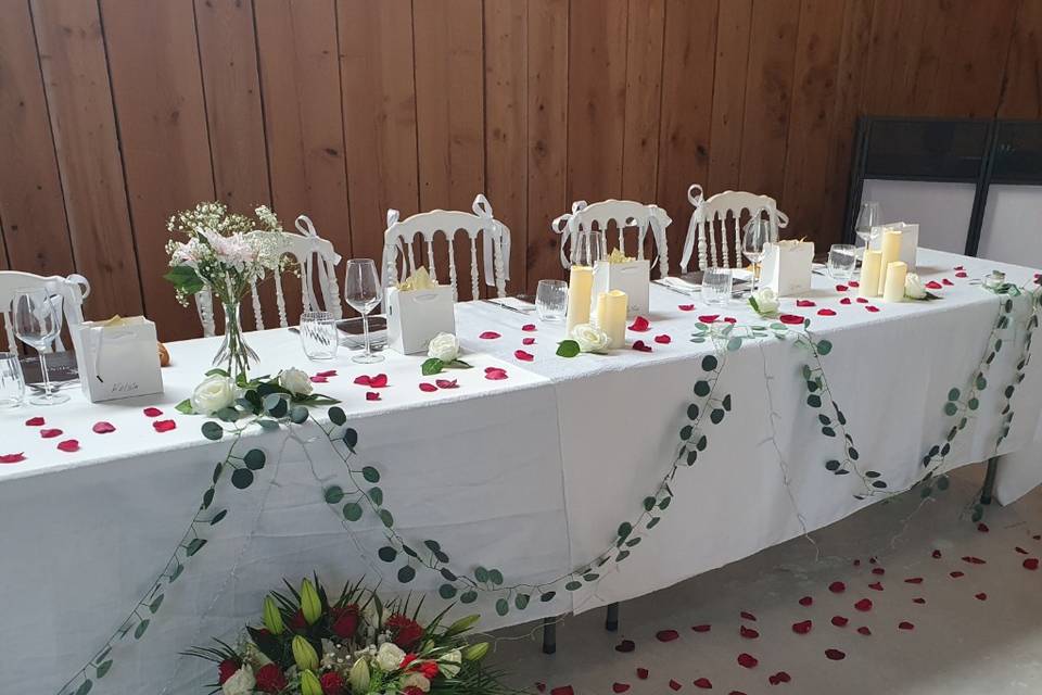 Table d'honneur