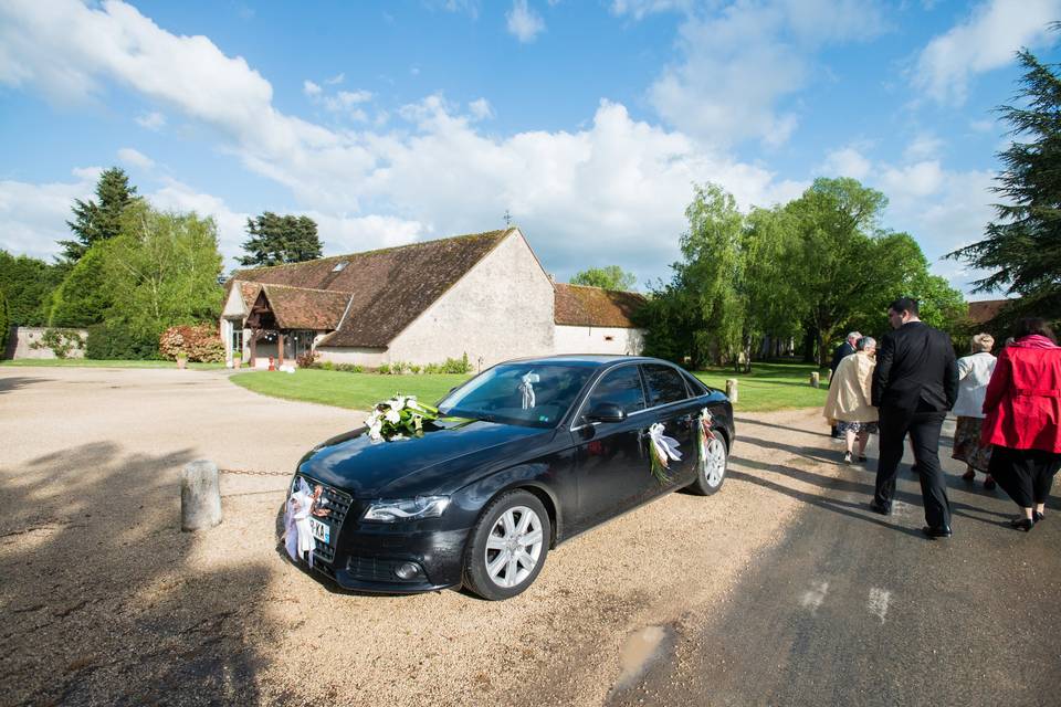 Voiture mariés