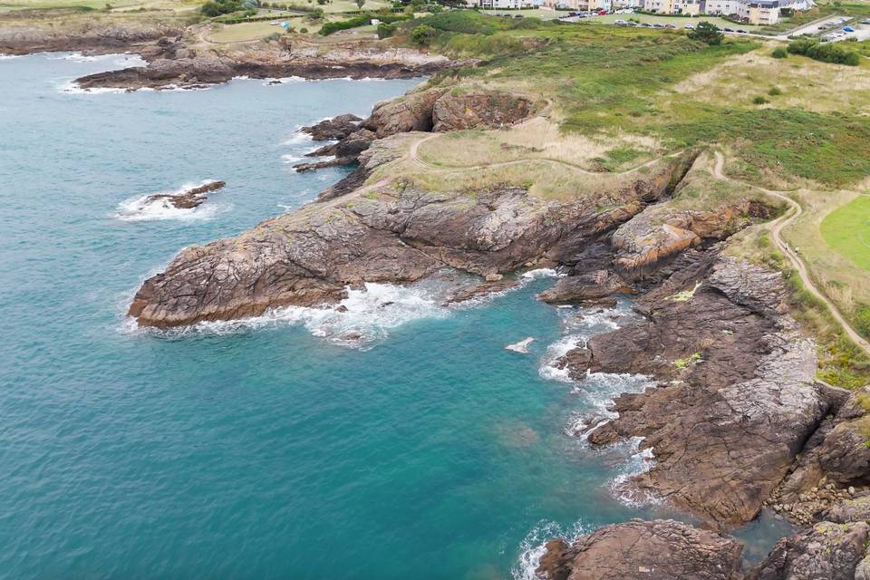 Image en drone - mer