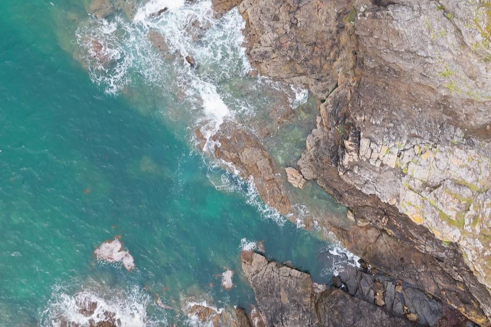 Image en drone - mer