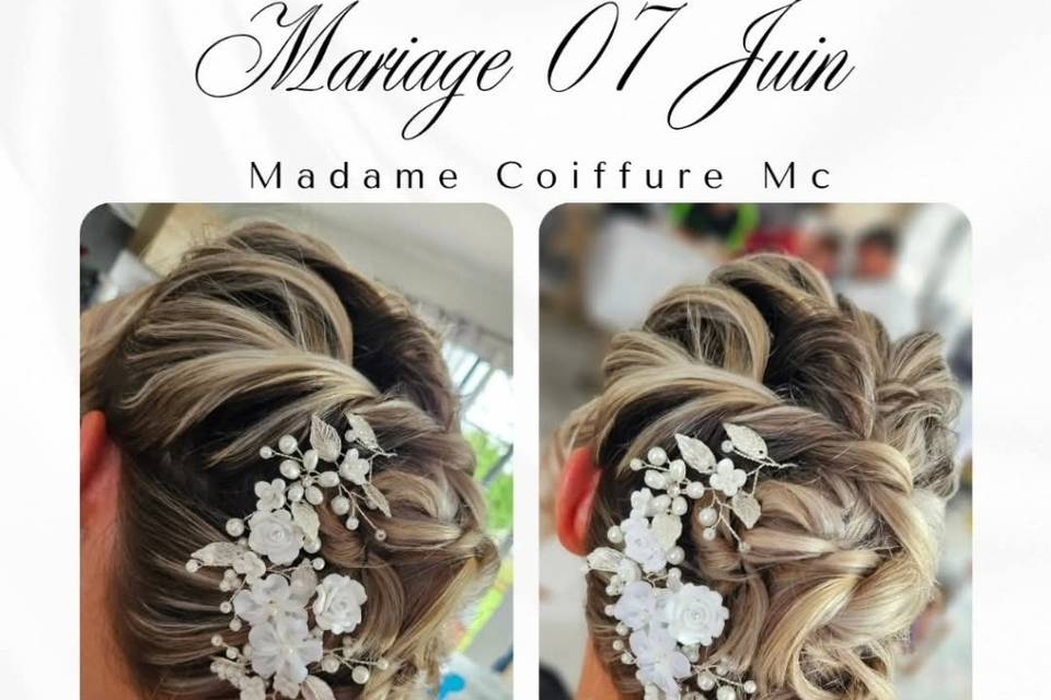 Chignon Bohème Témoin et maqui