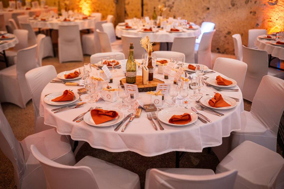 Tables décorées