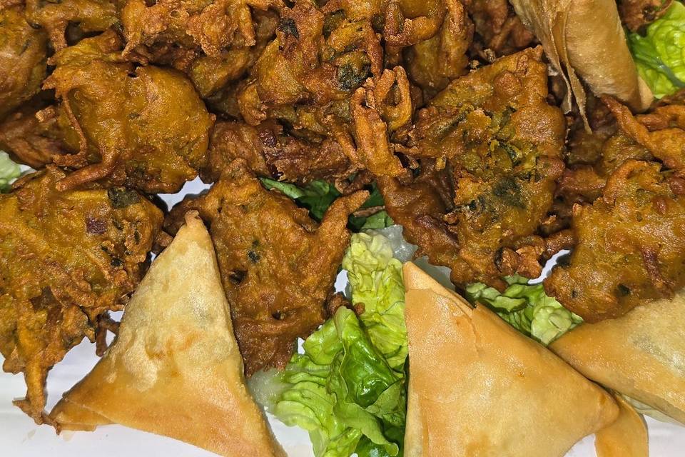 Samosas et pakoras