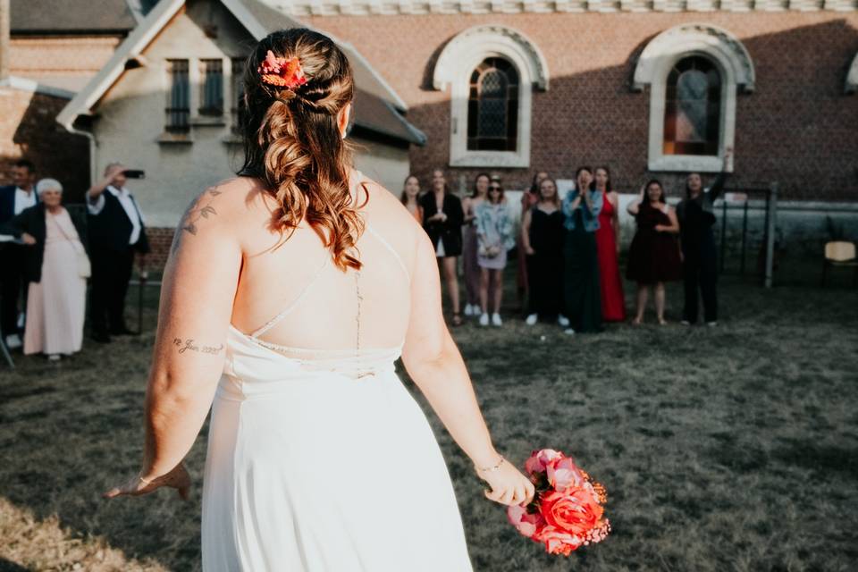 Le lancé du bouquet