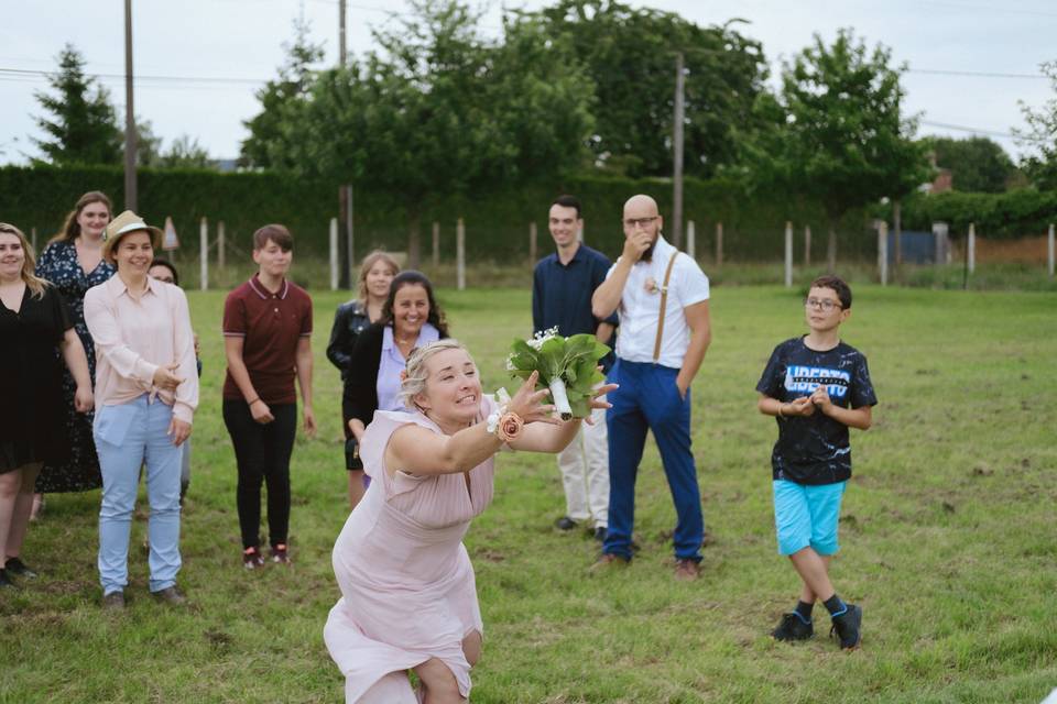 Lancer de bouquet