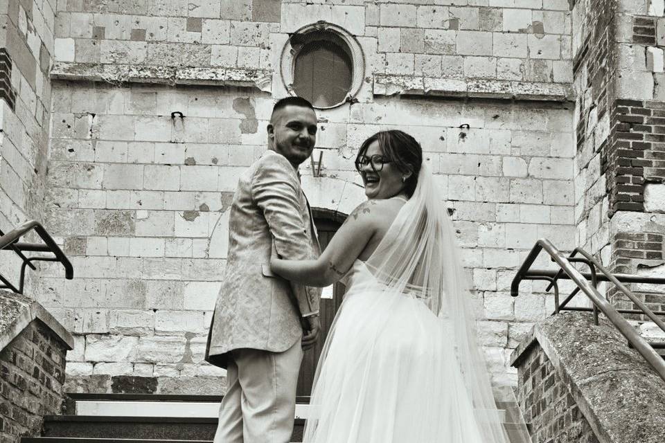 Photo des mariés