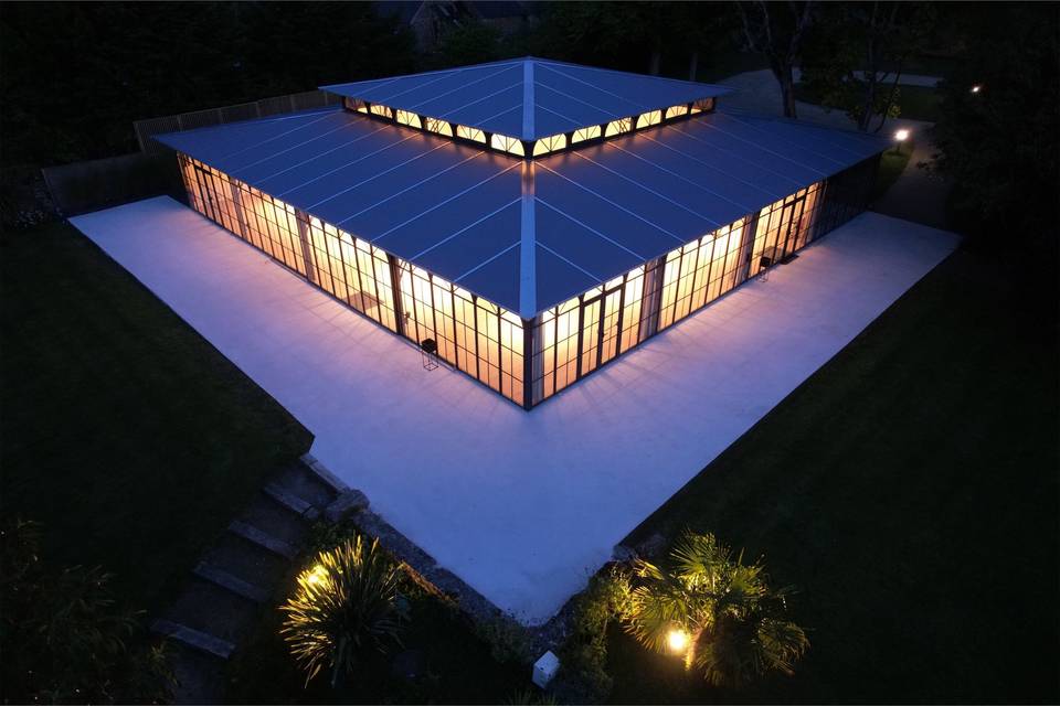 Orangerie vue de nuit