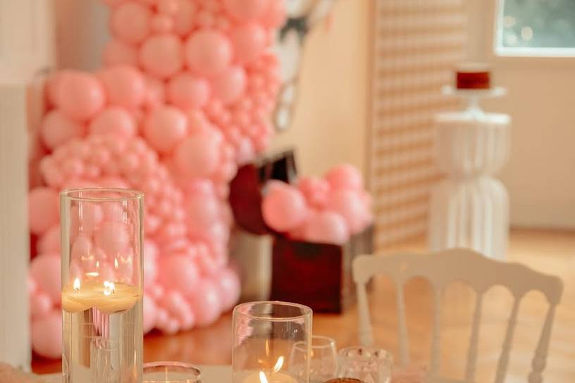 Décoration de table Baptême