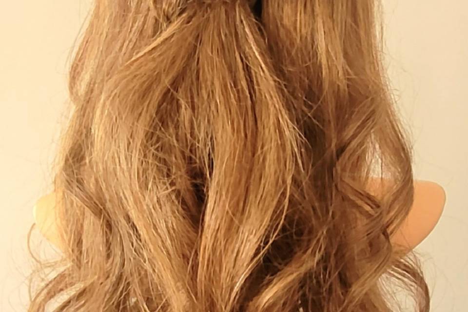Demi attache tresse