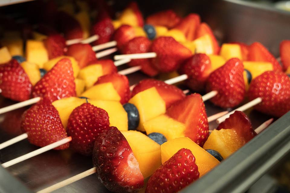 Brochette de fruits