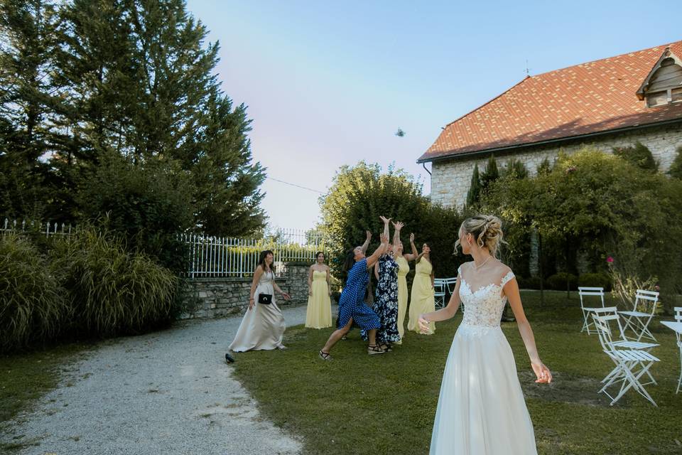 Lancé de bouquet