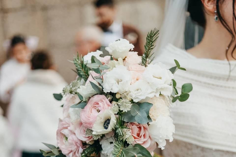 Bouquet de mariée d'hiver