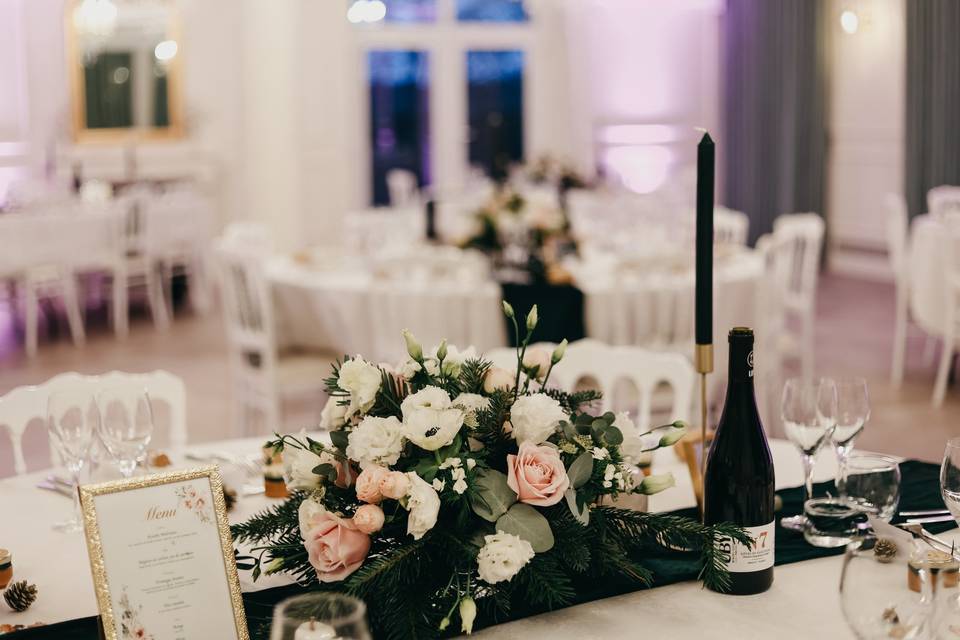 Bouquet de mariée d'hiver