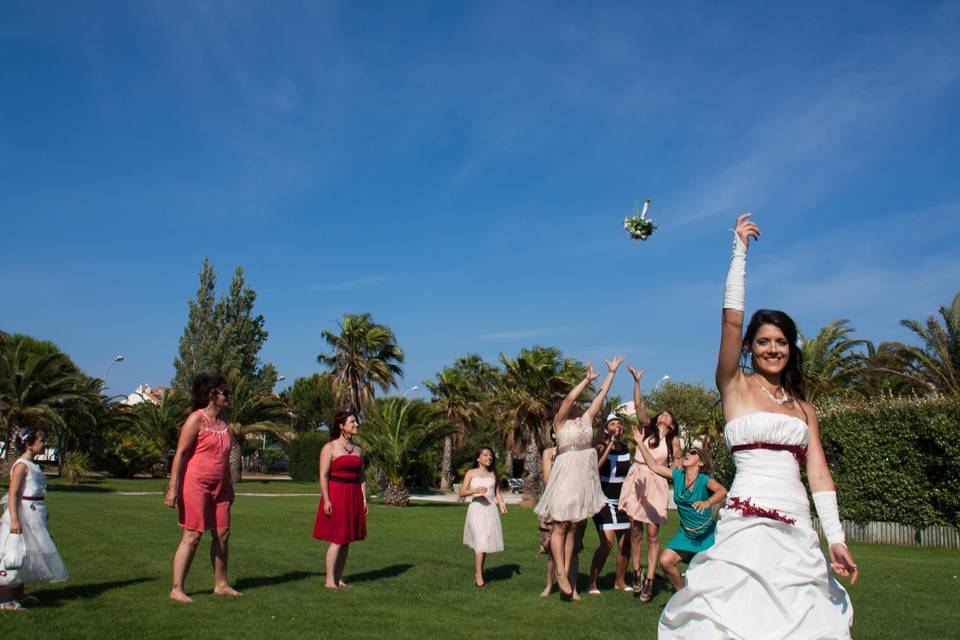 Lancer de bouquet Nyxphoto