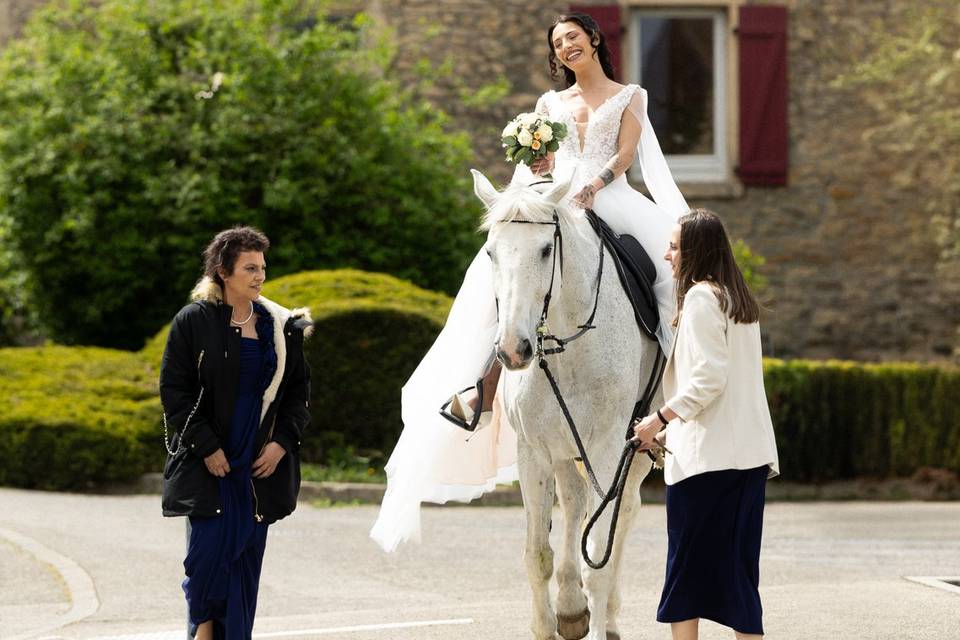 Arrivée de la mariée